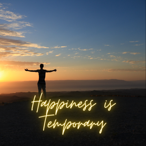 happiness in temporary